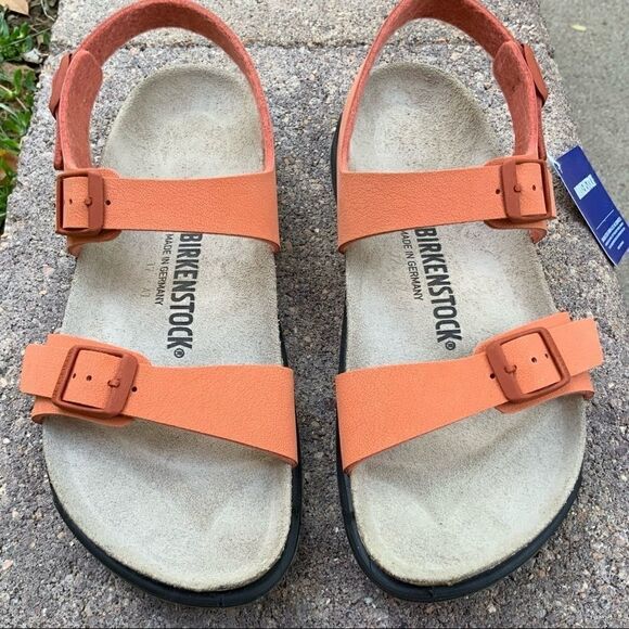 BIRKENSTOCK SONORA CROSSTOWN SANDAL FADED BRICK LEATHER DAD OUTDOOR HIKING - Picture 3 of 14